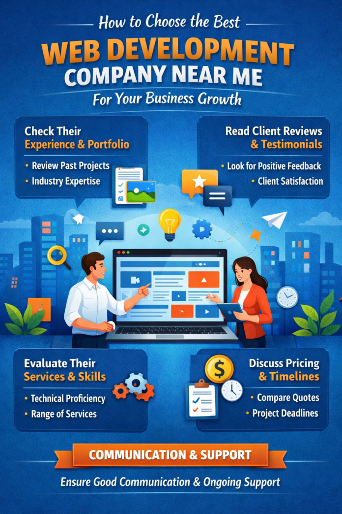 How to Choose the Best Web Development Company Near Me for Your Business Growth